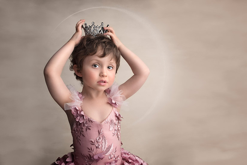 Edited picture of princess session from studio james in calgary